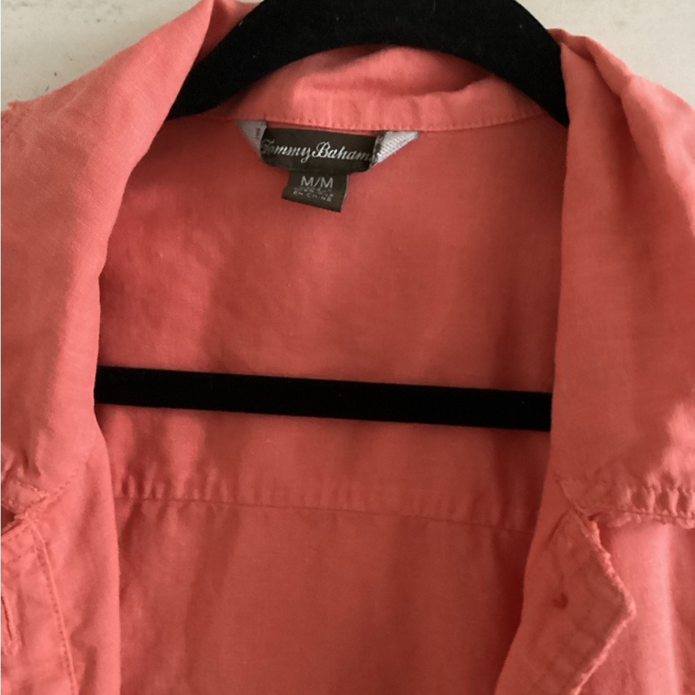 Tommy Bahama Women's Two Palms Linen Raw Edge Jacket - Medium - Picture 5 of 7
